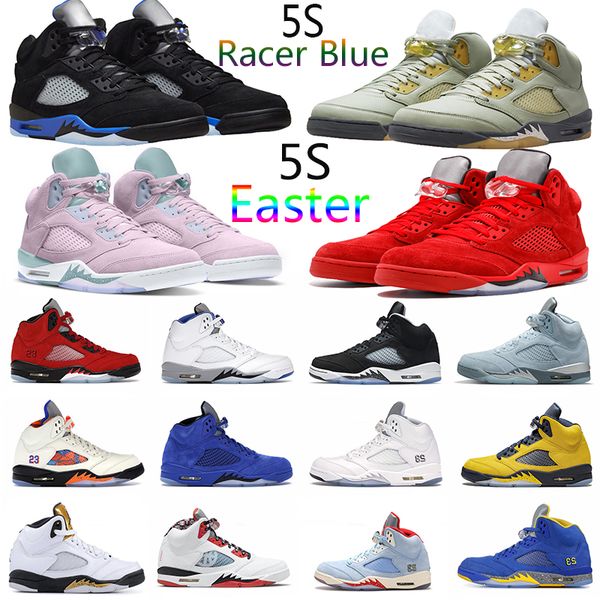 jumpman 5 5s mens basketball shoes racer blue easter concord oreo red suede sail wolf gray fire red moonlight men trainer sports sneakers, White;red
jumpman 5 5s mens basketball shoes racer blue easter concord oreo red suede sail wolf gray fire red moonlight men trainer sports sneakers, White;red
