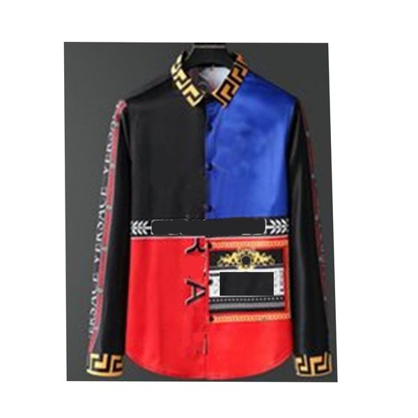 2022 mens shirt luxury designer fashion trend wear long sleeve business casual brand spring slimming -3xl#079, White;black
2022 mens shirt luxury designer fashion trend wear long sleeve business casual brand spring slimming -3xl#079, White;black