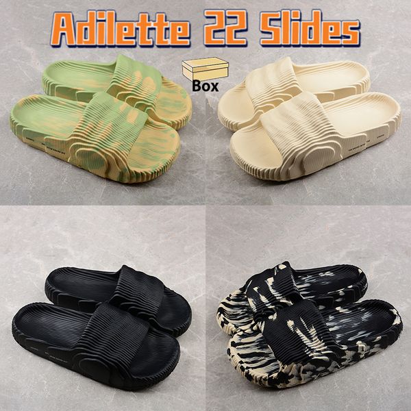 with box slippers adilette 22 slides beach sandals magic lime desert sand black grey summer slipper men women designer shoes
with box slippers adilette 22 slides beach sandals magic lime desert sand black grey summer slipper men women designer shoes