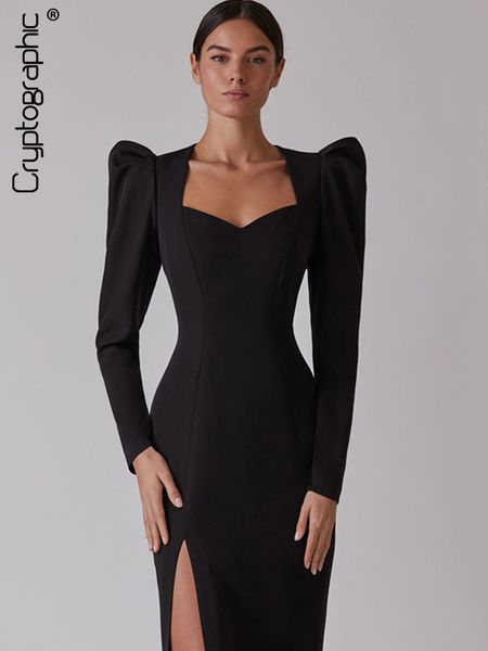 vintage square collar gown split maxi dress women elegant fashion outfits club party puff sleeve dresses clothes, Black;gray
vintage square collar gown split maxi dress women elegant fashion outfits club party puff sleeve dresses clothes, Black;gray