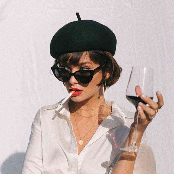 fashion wool felt enchanted wedding hat cocktail party retro ladies winter solid beret hat ceremonial cap j220722, Blue;gray
fashion wool felt enchanted wedding hat cocktail party retro ladies winter solid beret hat ceremonial cap j220722, Blue;gray