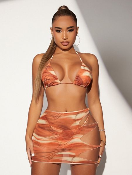 sxy allover print halter triangle bikini swimsuit with beach skirt p1fu#, White;black
sxy allover print halter triangle bikini swimsuit with beach skirt p1fu#, White;black