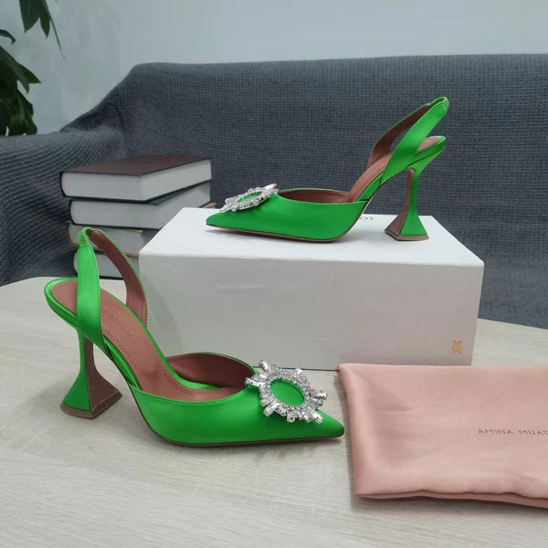 rare green satin amina pumps muaddi fashion shoes wedding crystal high heels begum, Black
rare green satin amina pumps muaddi fashion shoes wedding crystal high heels begum, Black