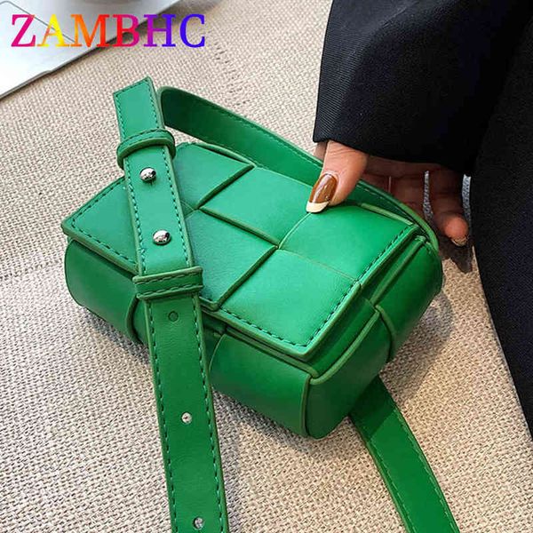 luxury mini ladies square weave bag pu leather shoulder crossbody bags for women 2022 spring small purses and handbags designer g220506
luxury mini ladies square weave bag pu leather shoulder crossbody bags for women 2022 spring small purses and handbags designer g220506