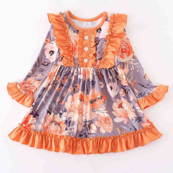 girlymax sister's wear fall/winter baby girls orange floral flower ruffles dress knee length romper milk silk kids clothing aa220326, Red;yellow
girlymax sister's wear fall/winter baby girls orange floral flower ruffles dress knee length romper milk silk kids clothing aa220326, Red;yellow