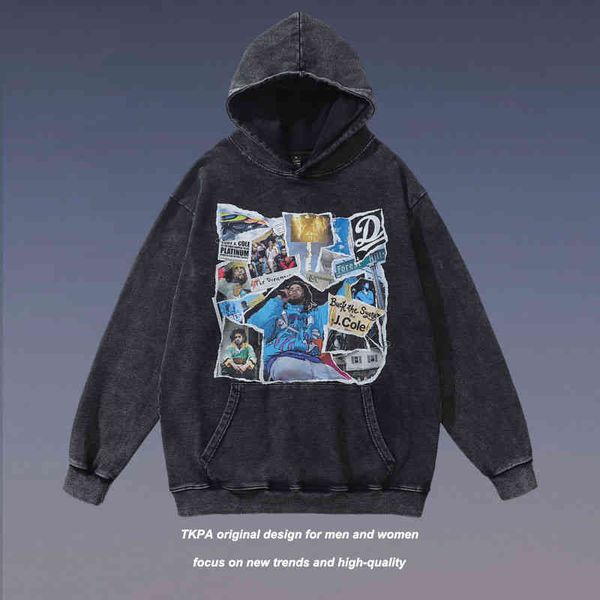 tkpa autumn and winter new high street figure print hoodie for men women hip hop loose pullover, Black
tkpa autumn and winter new high street figure print hoodie for men women hip hop loose pullover, Black