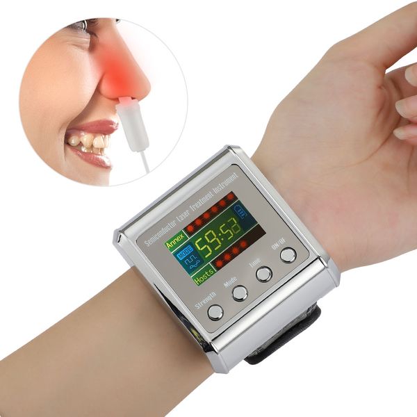 650nm laser therapy wrist low frequency diabetes hypertension cholesterol treatment diode lllt watch laser therapy machinenew
650nm laser therapy wrist low frequency diabetes hypertension cholesterol treatment diode lllt watch laser therapy machinenew