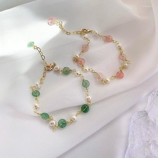link chain korean fresh and sweet coin crystal bracelet female natural stone freshwater pearl beaded for women diy gift inte22link, Black
link chain korean fresh and sweet coin crystal bracelet female natural stone freshwater pearl beaded for women diy gift inte22link, Black