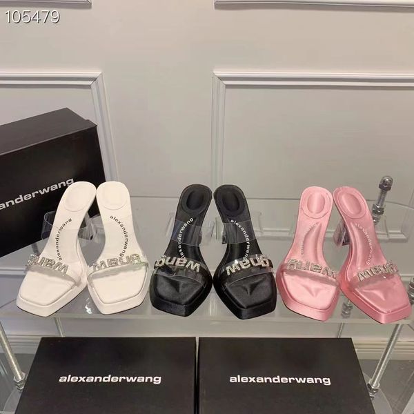 2022 new slippers women wear summer op66 fashion temperament european style rhinestone square head transparent thick bottom with high heels, Black
2022 new slippers women wear summer op66 fashion temperament european style rhinestone square head transparent thick bottom with high heels, Black