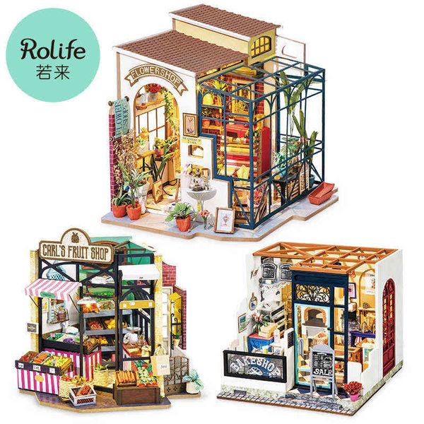 robotime rolife diy wooden miniature dollhouse fruit shop handmade doll house flower shop with furnitures toys for children gift aa220325
robotime rolife diy wooden miniature dollhouse fruit shop handmade doll house flower shop with furnitures toys for children gift aa220325