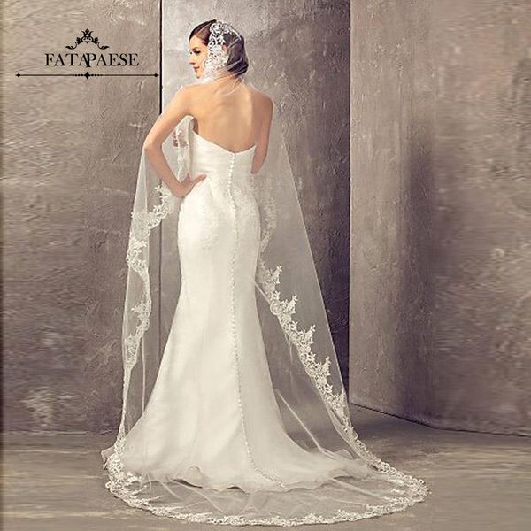 fatapaese wedding veils with comb lace appliques one layer 3m long veil wedding accessories bridal veil women veu de noiva longo, Black
fatapaese wedding veils with comb lace appliques one layer 3m long veil wedding accessories bridal veil women veu de noiva longo, Black
