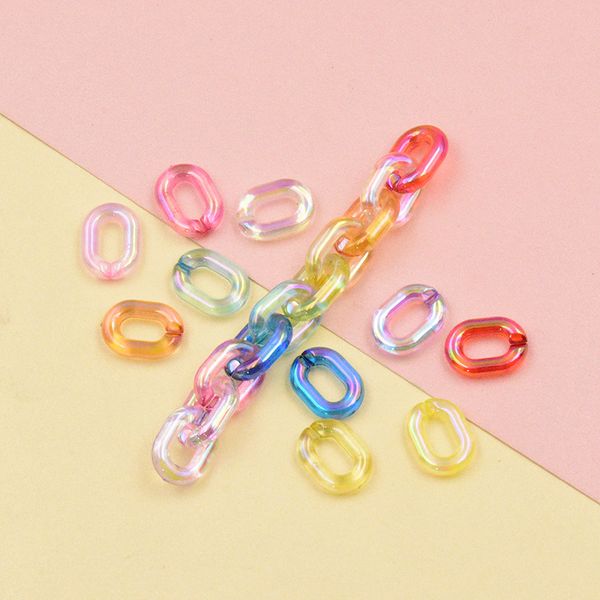 craft tools electroplating ab color acrylic plastic chain buckle bag chain pants chain diy jewelry accessories 20 x 14mm 1221861
craft tools electroplating ab color acrylic plastic chain buckle bag chain pants chain diy jewelry accessories 20 x 14mm 1221861