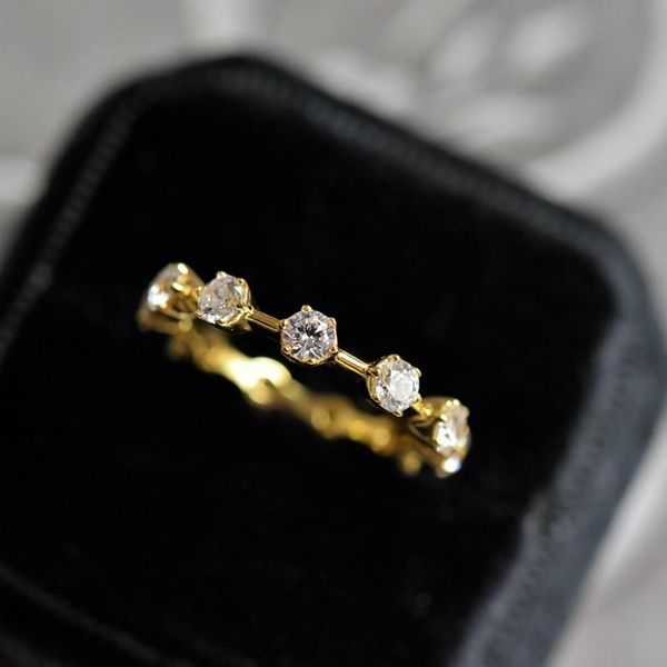 cluster rings sparkling real 925 sterling silver white gold/rose gold plated ring row 5a zircons for women engagement fine jewelry gift, Golden;silver
cluster rings sparkling real 925 sterling silver white gold/rose gold plated ring row 5a zircons for women engagement fine jewelry gift, Golden;silver