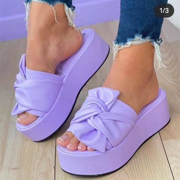 summer thick sole women slippers fashion outdoor solid color flat heel open toe sandals purple shoes 220608, Black
summer thick sole women slippers fashion outdoor solid color flat heel open toe sandals purple shoes 220608, Black