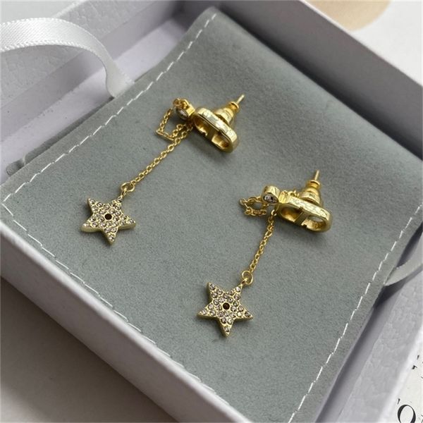 2022 36% off designer jewelry tassel long earrings d advanced temperament letter small five pointed star earrings, Golden
2022 36% off designer jewelry tassel long earrings d advanced temperament letter small five pointed star earrings, Golden