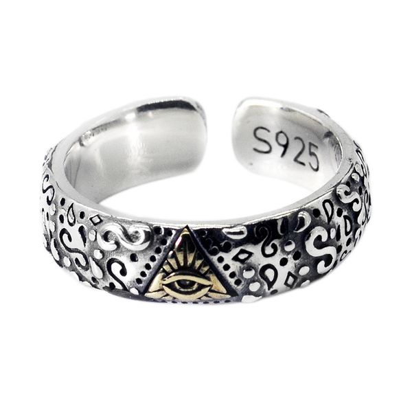 925 sterling silver eye of horus ring s-shaped totem fashion hip-hop street versatile couple jewelry accessories gifts
925 sterling silver eye of horus ring s-shaped totem fashion hip-hop street versatile couple jewelry accessories gifts
