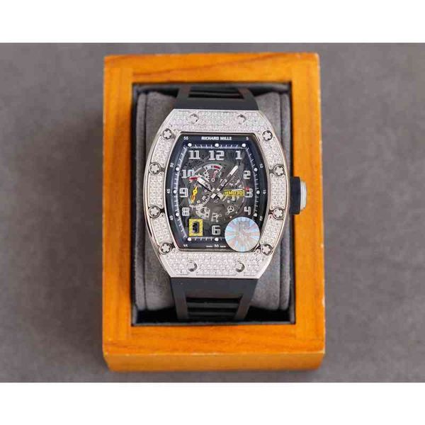 luxury mens mechanical watch richa milles rm030 fully automatic movement sapphire mirror rubber watchband swiss wristwatches z7mv, Slivery;brown
luxury mens mechanical watch richa milles rm030 fully automatic movement sapphire mirror rubber watchband swiss wristwatches z7mv, Slivery;brown