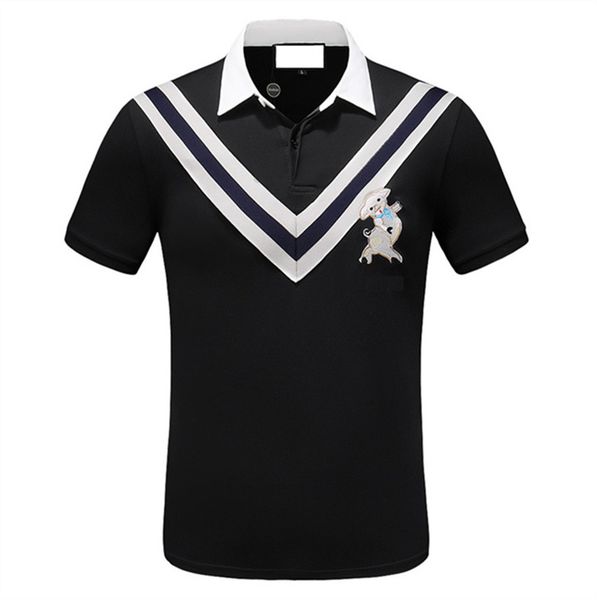 the new men's designer polo shirt fashion high qual en polos shirts print casual short sleeve t-shirts turn-down collar clothing m-3xl, White;black
the new men's designer polo shirt fashion high qual en polos shirts print casual short sleeve t-shirts turn-down collar clothing m-3xl, White;black