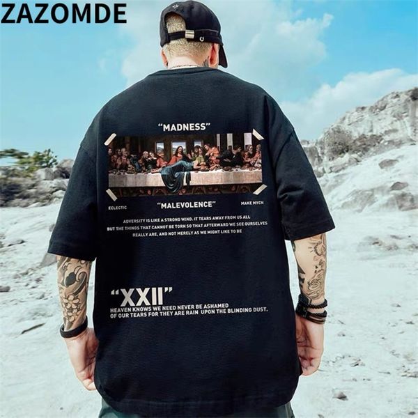 zazomde hip hop tees cotton t shirt men printed t-shirts harajuku streetwear men summer high street tshirt daily tees male 220706, White;black
zazomde hip hop tees cotton t shirt men printed t-shirts harajuku streetwear men summer high street tshirt daily tees male 220706, White;black