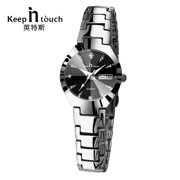 keep in touch black silver watch women quartz calendar dress bracelet women's watch ladies luminous relogio feminino 201119, Slivery;brown
keep in touch black silver watch women quartz calendar dress bracelet women's watch ladies luminous relogio feminino 201119, Slivery;brown