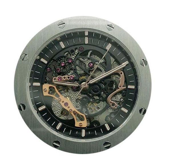 men's watch automatic mechanical skeleton watch classic 42mm all stainless steel 5 atm water resistant sapphire glass, Slivery;brown
men's watch automatic mechanical skeleton watch classic 42mm all stainless steel 5 atm water resistant sapphire glass, Slivery;brown