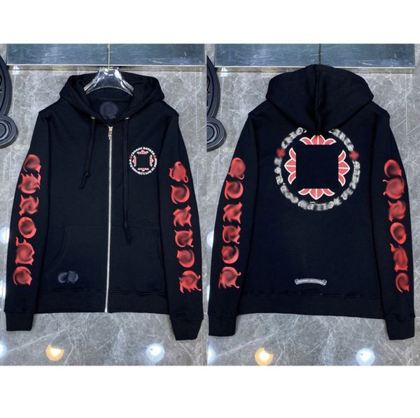 men's brand luxury jackets zipper men hoodies designer horseshoe cross fashion print ch sweatshirts women loose coat casual pullover h, Black;brown
men's brand luxury jackets zipper men hoodies designer horseshoe cross fashion print ch sweatshirts women loose coat casual pullover h, Black;brown