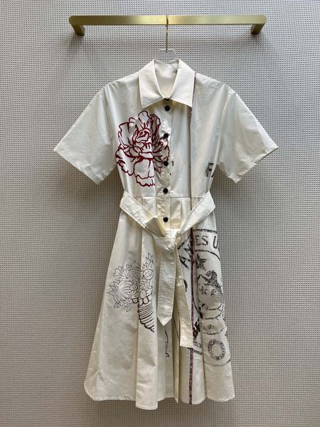 original single women's casual dresses spring and summer commuting generous lapel letter positioning printed dress, Black;gray
original single women's casual dresses spring and summer commuting generous lapel letter positioning printed dress, Black;gray