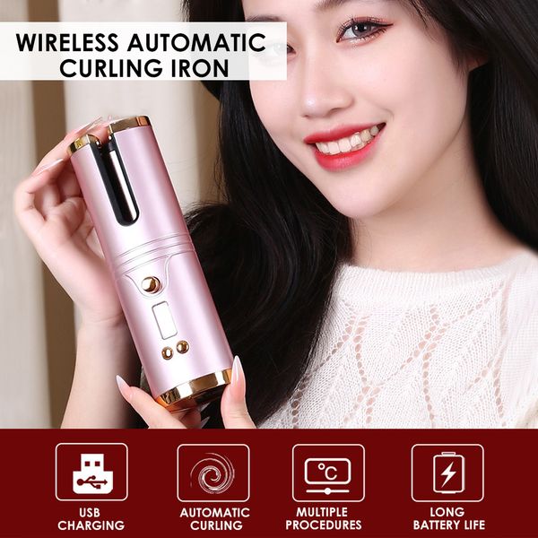 automatic hair curler wireless curling iron electric iron set adjustable temperature modeling tool rotation wave style
automatic hair curler wireless curling iron electric iron set adjustable temperature modeling tool rotation wave style