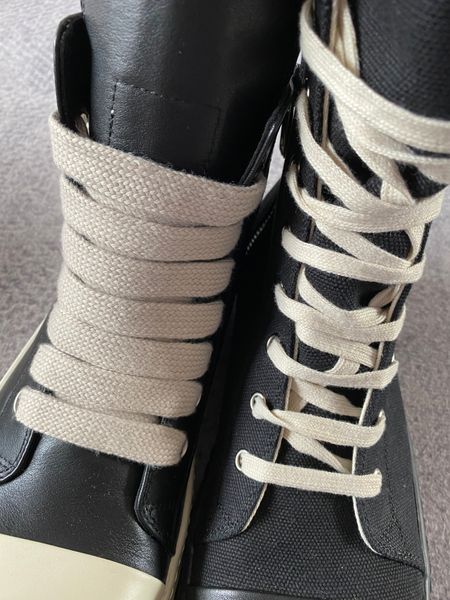 2022ss big lace x runner trainer lace up rock hip hop high street boots punk p2023, Black
2022ss big lace x runner trainer lace up rock hip hop high street boots punk p2023, Black