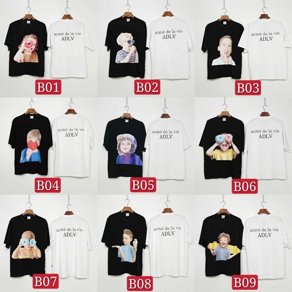 men's t-shirts korean fashion brand acmedelavie adlv doughnut space doll head short sleeve t-shirt men and women round neck short t, White;black
men's t-shirts korean fashion brand acmedelavie adlv doughnut space doll head short sleeve t-shirt men and women round neck short t, White;black