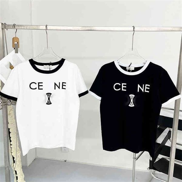 2022 new special offer model 22 spring summer capsule ce letter printing black and white color matching round neck casual couple fashion sho
2022 new special offer model 22 spring summer capsule ce letter printing black and white color matching round neck casual couple fashion sho