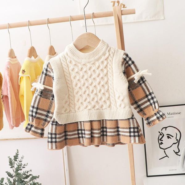 warm autumn winter pretty princess thicken full sleeve plaid knitting bow dresses toddler kids baby girl sweater 6m-5y, Blue
warm autumn winter pretty princess thicken full sleeve plaid knitting bow dresses toddler kids baby girl sweater 6m-5y, Blue