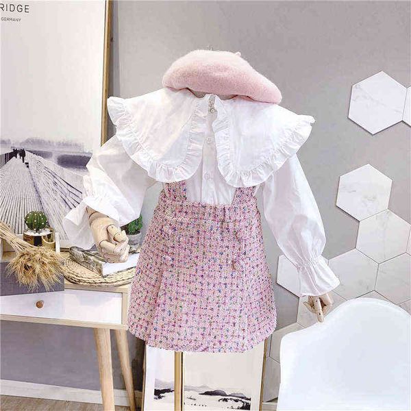 toddler girls clothes set color dot strap skirt suit outfits kids teenage girl clothing ruffle white shirts cute korean clothes aa220316
toddler girls clothes set color dot strap skirt suit outfits kids teenage girl clothing ruffle white shirts cute korean clothes aa220316