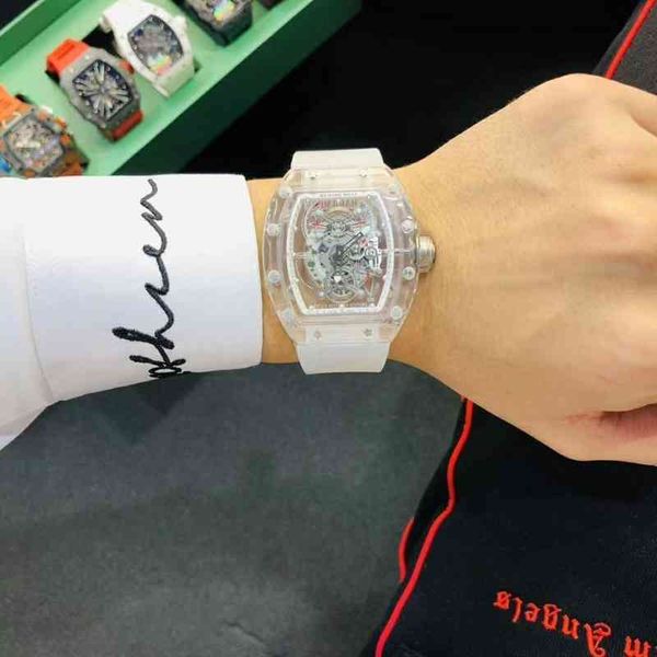 watches wristwatch designer luxury mens mechanics watch richa milles leisure men's transparent shell automatic mechanical personality f, Slivery;golden
watches wristwatch designer luxury mens mechanics watch richa milles leisure men's transparent shell automatic mechanical personality f, Slivery;golden