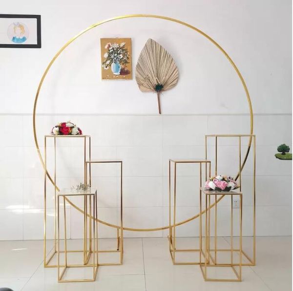 5pcs 7pcs shiny gold wedding decoration outdoor lawn flower plinths table aisle iron circle birthday party arch backdrops balloon sash toys
5pcs 7pcs shiny gold wedding decoration outdoor lawn flower plinths table aisle iron circle birthday party arch backdrops balloon sash toys