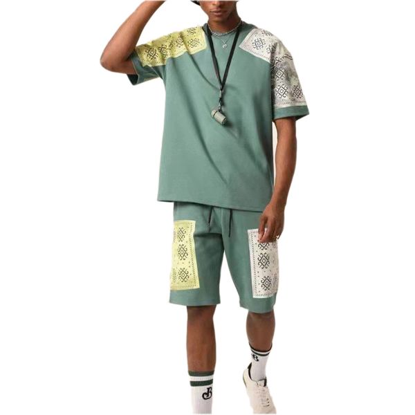 new brand men sports tracksuit 3xl 2 piece summer 2022 casual men's short sleeve t shirt shorts running fitness suit male printable log, Gray
new brand men sports tracksuit 3xl 2 piece summer 2022 casual men's short sleeve t shirt shorts running fitness suit male printable log, Gray