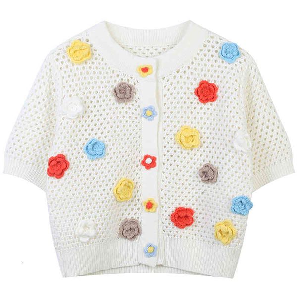 women's sweaters 2022 women's spring short sleeved hook flower hollowed out sweet age reducing slim fitting knitted sweater with c, White;black
women's sweaters 2022 women's spring short sleeved hook flower hollowed out sweet age reducing slim fitting knitted sweater with c, White;black