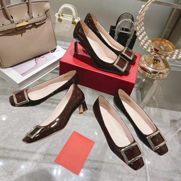 button decorative high-heeled shoes women's bride luxury designer party wedding square head thin heel formal shoes, Black
button decorative high-heeled shoes women's bride luxury designer party wedding square head thin heel formal shoes, Black