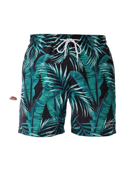 men tropical & letter graphic drawstring waist swim trunks f4gx#, White;black
men tropical & letter graphic drawstring waist swim trunks f4gx#, White;black