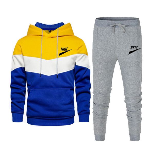 tracksuit casual 2 pieces sets sweatshirt hooded+sweatpants brand logo sportswear mens clothes jogger sport suit plus size s-3xl, Gray
tracksuit casual 2 pieces sets sweatshirt hooded+sweatpants brand logo sportswear mens clothes jogger sport suit plus size s-3xl, Gray