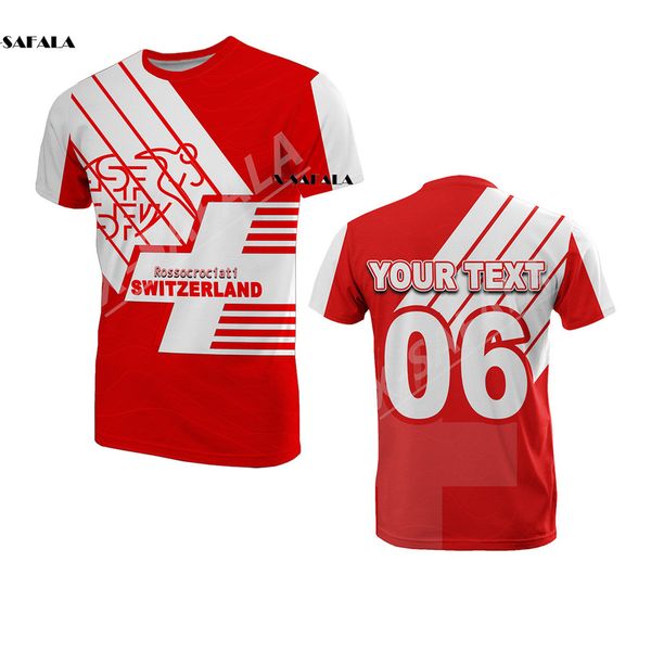 switzerland football sport custom 3d print summer slim t-shirt tee men short sleeve casual milk fiber round neck breathable 220619, White;black
switzerland football sport custom 3d print summer slim t-shirt tee men short sleeve casual milk fiber round neck breathable 220619, White;black