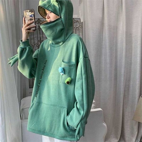 frog hoodies men women pullover hooded loose casual design sense jacket autumn three-dimensional decorative embroidery 201126, Black
frog hoodies men women pullover hooded loose casual design sense jacket autumn three-dimensional decorative embroidery 201126, Black