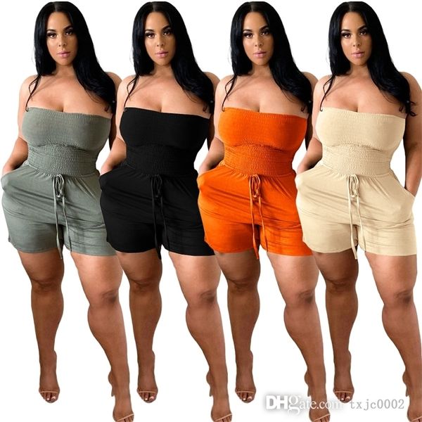 designer women short jumpsuits summer off shoulder chest wrapped baggy pants playsuits rompers shorts clubwear, Black;white
designer women short jumpsuits summer off shoulder chest wrapped baggy pants playsuits rompers shorts clubwear, Black;white