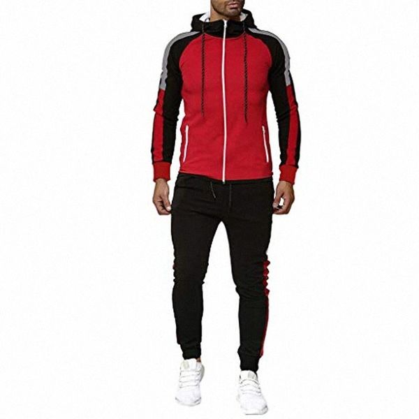 men sport suit gradient sweatsuit zipper hoodies outfit contrast jogging full tracksuit xl, x - red -1 430n#, Gray
men sport suit gradient sweatsuit zipper hoodies outfit contrast jogging full tracksuit xl, x - red -1 430n#, Gray