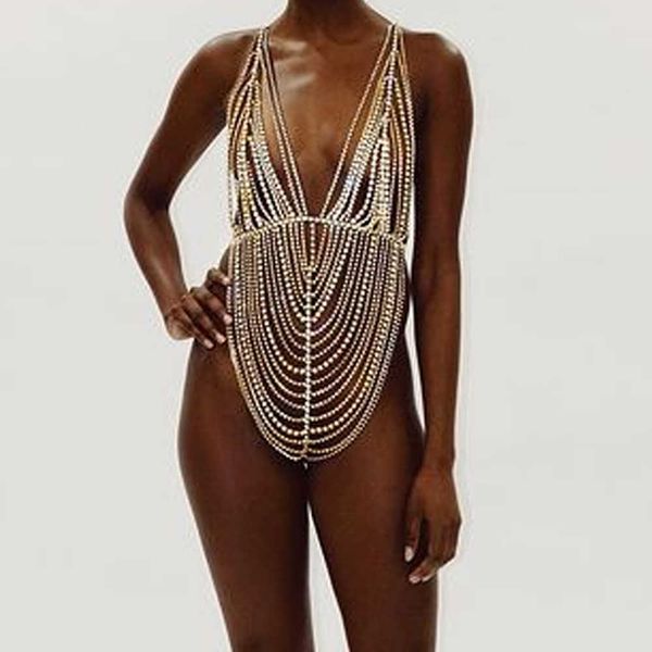 jewelry new hollow out diamond inlaid bodysuit party trend shiny rhinestone body chain, Gray
jewelry new hollow out diamond inlaid bodysuit party trend shiny rhinestone body chain, Gray