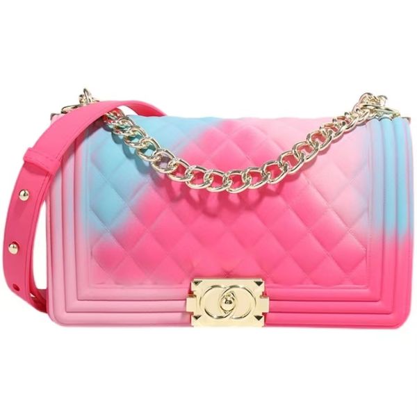 designer women handbag high-end classic niche fashion chain bags one luxury leather shoulder bag trend gradient rainbow clutch
designer women handbag high-end classic niche fashion chain bags one luxury leather shoulder bag trend gradient rainbow clutch