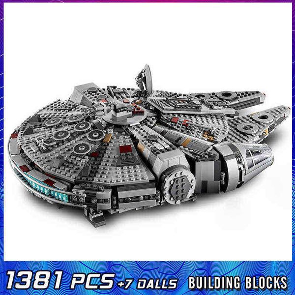 star 1381pcs building blocks toy millennium falcon spacecraft planet series models puzzle small particle bricks gifts set g220707
star 1381pcs building blocks toy millennium falcon spacecraft planet series models puzzle small particle bricks gifts set g220707