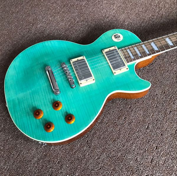 new standard custom green color tiger flame electric guitar standard gitaar mahogany body guitarra rosewood fingerboard
new standard custom green color tiger flame electric guitar standard gitaar mahogany body guitarra rosewood fingerboard