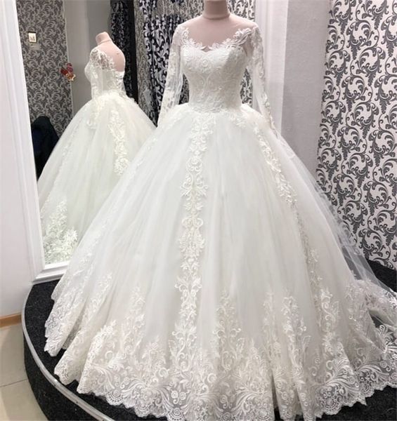 white long sleeves wedding dress lace appliques ball gown court train wedding dresses bridal gowns vestido de noivas
white long sleeves wedding dress lace appliques ball gown court train wedding dresses bridal gowns vestido de noivas