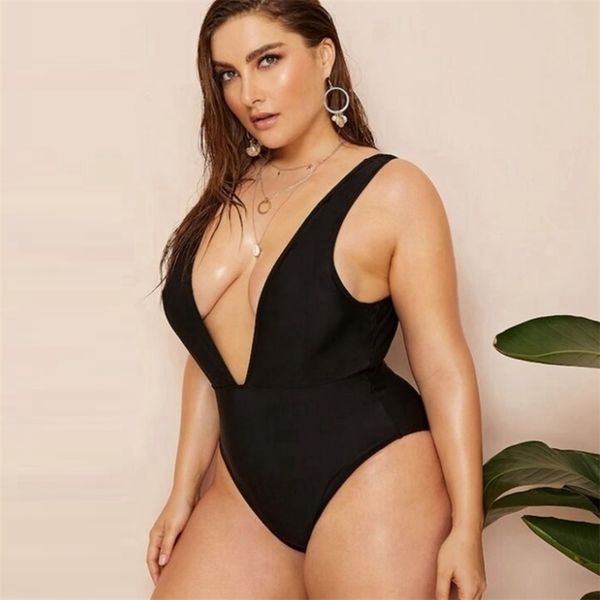 plus size black swimsuit women swimwear v neck high cut monokini plunge swimsuit swimming suit bathing suit y200824, White;black
plus size black swimsuit women swimwear v neck high cut monokini plunge swimsuit swimming suit bathing suit y200824, White;black